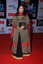 Kanchan Adhikari at ITA Awards red carpet in Mumbai on 1st Nov 2014
